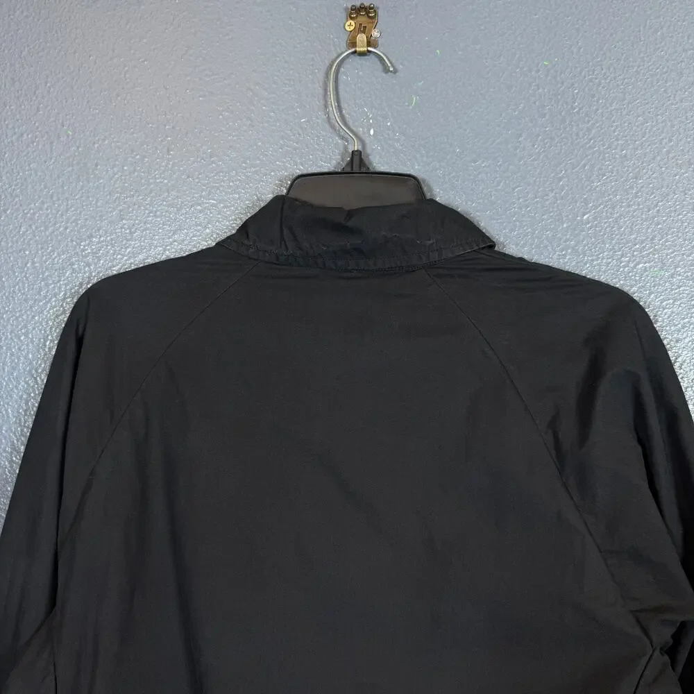 Nike esc S men’s black long sleeve button up cargo oversized shirt outdoor